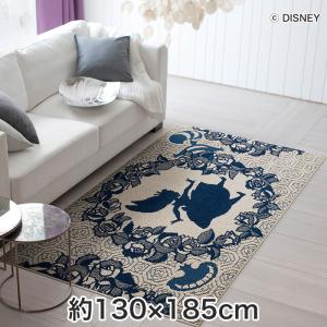 スミノエ ディズニー ラグマット ALICE/Rose bouquet RUG(ローズブーケラグ) 約130×185cm｜kabegamiyasan