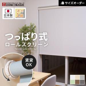 ☆未使用☆ 日本製つっぱりロールスクリーン　 非遮光　幅170cm 高さ90cm グラムスタイル ロールスクリーン ロールカーテン スリム突っ張り式
