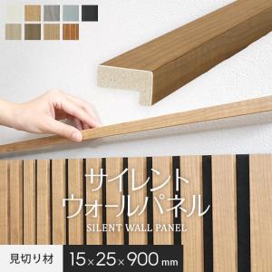 吸音 壁パネル サイレントウォールパネル用 見切り材 15×25×900mm｜DIYSHOP RESTA Yahoo!店