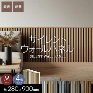 4枚セット 吸音 壁パネル サイレントウォールパネル 厚み18×巾280×長さ900mm（M）｜DIYSHOP RESTA Yahoo!店
