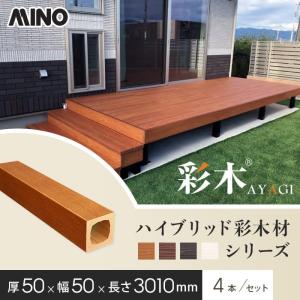 ウッドデッキ用板　厚さ3センチ長さ2メートル　500円 ウッドデッキ MINO ハイブリッド彩木材 厚み34×幅40×長さ3010mm HAZ34