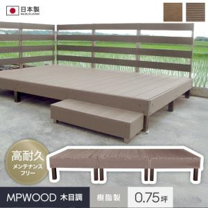 ウッドデッキ 人工木 樹脂ウッドデッキMPWOOD キット 幅1925×奥行996