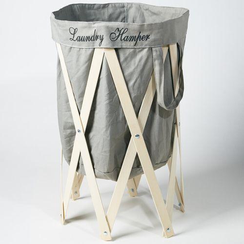 original Laundry Hamper ナチュラル×グレー