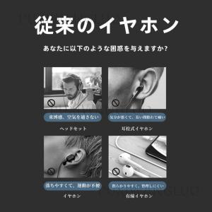 ワイヤレスイヤホン 骨伝導Bluetooth5...の詳細画像1