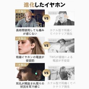 骨伝導イヤホン Bluetooth5.3 片耳...の詳細画像2