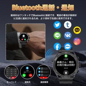 スマートウォッチ 日本製センサー 血圧 血中酸...の詳細画像3