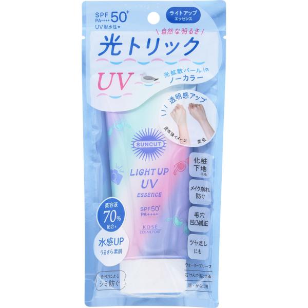サンカット　ライトアップUVエッセンスN　ノーカラー〈日やけ止め美容液〉化粧下地　ウォータープルーフ...