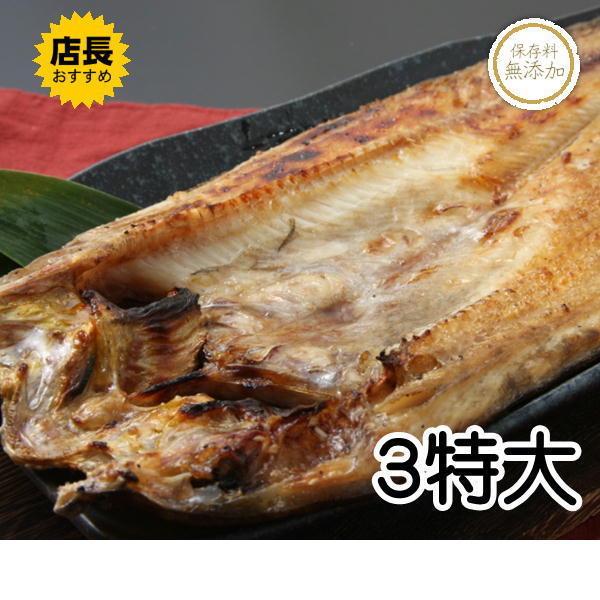 真ほっけ一夜干し 北海道産干物 3特大サイズ  3尾セット  送料無料 北海北海道加工一夜干し お中...
