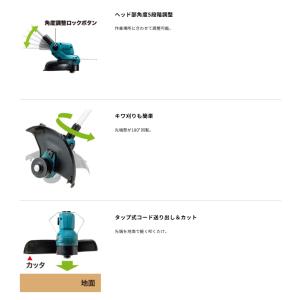 【限定1台】マキタ 18V 充電式草刈機 MU...の詳細画像3