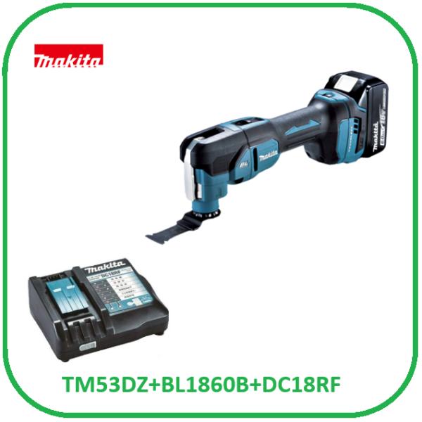マキタ 18V 充電式マルチツール TM53DZ+BL1860B[6.0Ah]+DC18RF (本体...
