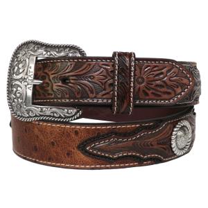 レザーベルト 革 ベルト コンチョ ウエスタンベルト 黒 ブラック