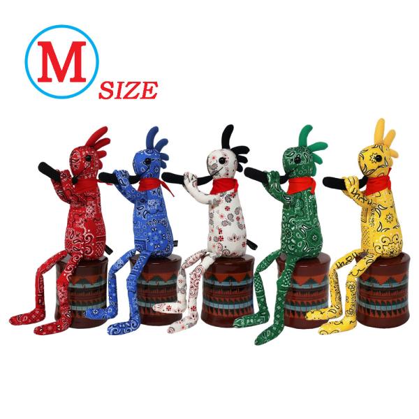 レターパック可 ココペリ ココペリ人形 ぬいぐるみ ペイズリー バンダナ柄シリーズ Ｍサイズ Ｒ４Ｔ...