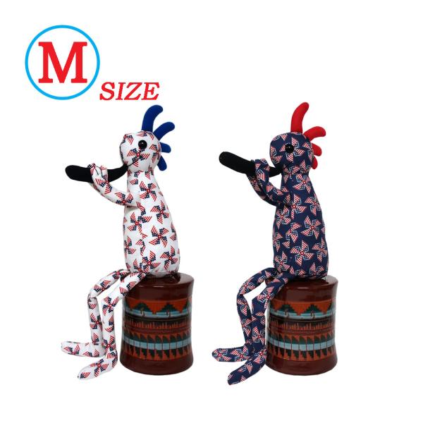 レターパックプラス可 ココペリ 星条旗 アメリカ柄 風車 人形 ココペリぬいぐるみ 限定 Ｍサイズ ...