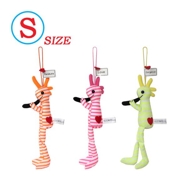 メール便可 ココペリ ぬいぐるみ 人形 ボーダー 縞模様 しましま ストラップ ネオンカラー Ｒ４Ｔ...