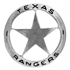 ウエスタン　バッジ　テキサスレンジャー スターリングシルバー製 メール便可 テキサスレンジャー バッジ アクセサリー ウエスタン 雑貨