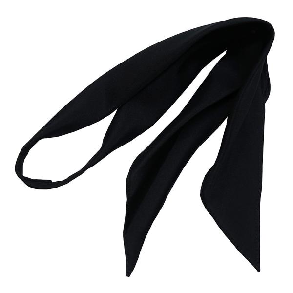 メール便可 黒 スカーフ カウボーイファッション ウエスタン フォーマル 細い スカーフ ブラック ...