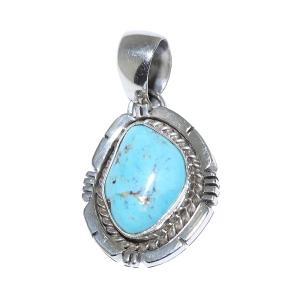 インディアンジュエリー ペンダントトップ シルバー925×ターコイズ