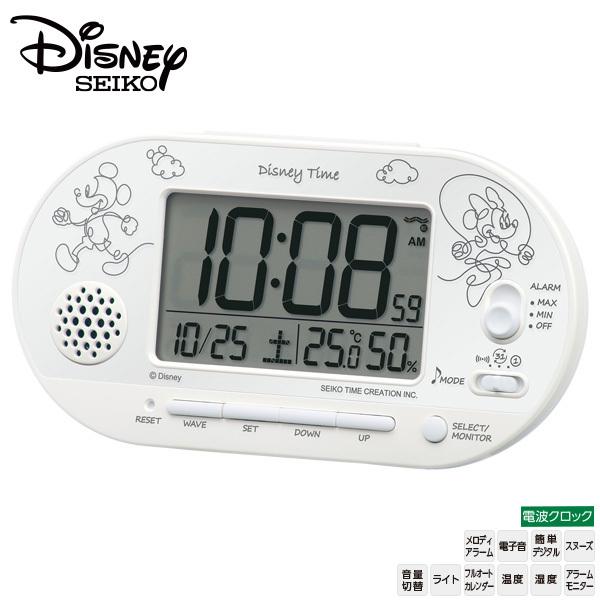 ディズニー 電波 目ざまし FD482W セイコー SEIKO ミッキー ミニー Disney 31...