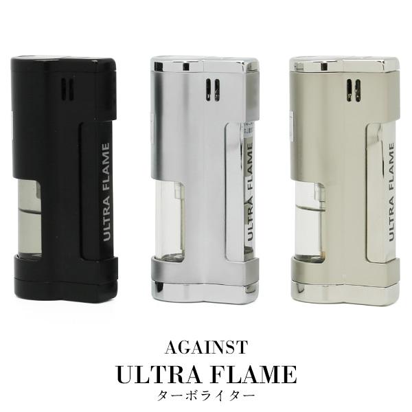 アイゲインスト AGAINST ウルトラ フレーム ULTRA FLAME ターボライター ポケット...