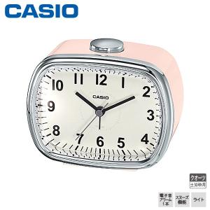 カシオ めざまし 時計 TQ-159-4JF CASIO アナログ 電子音 アラーム スヌーズ ライト レトロ クオーツ クロック お取り寄せ｜kadecoco