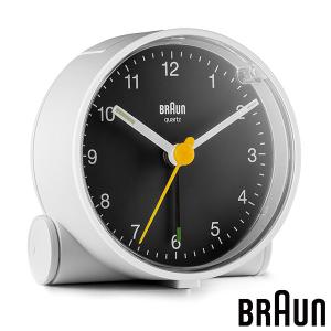 BRAUN ブラウン BC01W アラーム クロック Alarm Clock ホワイト ブラック クオーツ スヌーズ ライト お取り寄せ｜kadecoco