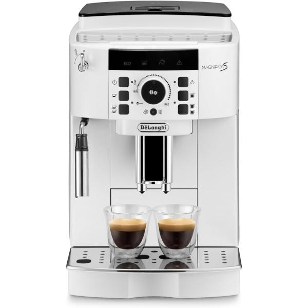 De&apos;Longhi デロンギ 全自動コーヒーマシン マグニフィカS ECAM22112W エスプレッ...