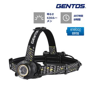 ジェントス ヘッドライト LEDハイブリッド式 乾電池 充電池兼用 630ルーメン ヘッドウォーズ HW-K533H
