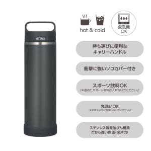 サーモス 水筒 1リットル 食洗機対応 キャリ...の詳細画像1