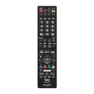 【中古】「非常に良い」シャープ[SHARP]　シャープ液晶テレビ用リモコン＜ブラック系＞ 【0106380507】 シャープ部品：リモコン＜ブラック系＞/0106380507液晶テレビ用