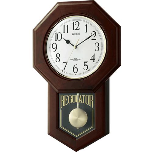 4MNA06RH06 リズム時計工業 電波掛け時計 振り子時計 モーランドR