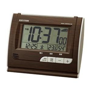 8RZ165SR06 リズム時計工業 電波めざまし時計 フィットウェーブＤ１６５