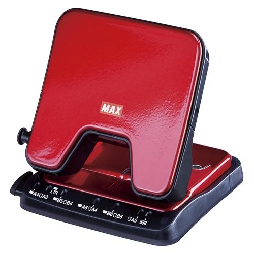 A-4902870785888 マックス 軽あけパンチ　ＳＣＯＯＶＡ　レッド