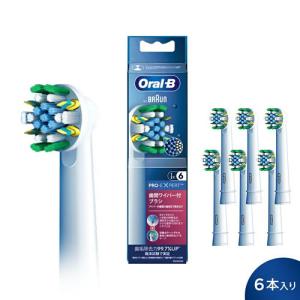 EB25RX-6-EL ブラウン オーラルB フロスアクションブラシ 歯間用ワイパー付きブラシ 6本入り