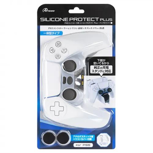 GA4573201423085 アンサー PS5コントローラ用 シリコンプロテクトPlus ANS-...