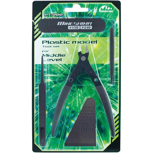 H-4902944115238 ミネシマ プラモデルツールセット Middle 5点セット