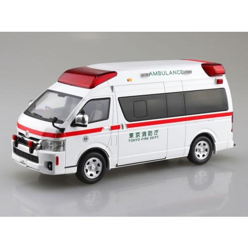 H-4905083065853 アオシマ 楽プラ スナップキット No.02-HM　トヨタ ハイメデ...