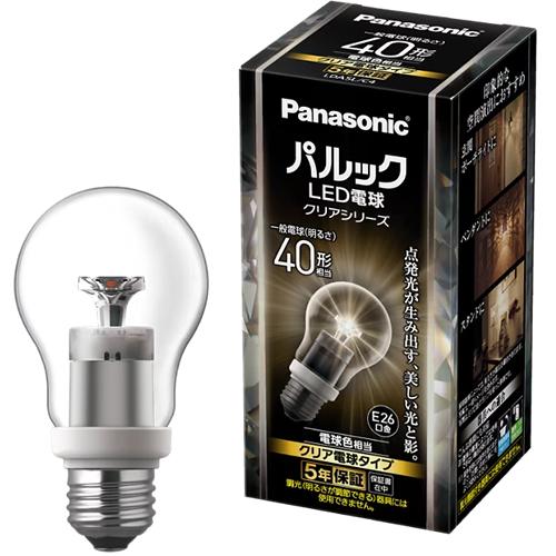 LDA5LC4 パナソニック パルックLED電球 クリアシリーズ 5.1W (電球色相当） E26口...