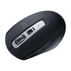 MA-BTBL162BK サンワサプライ 静音 Bluetooth 5.0 ブルーLEDマウス（ブラック）｜kaden-sakura