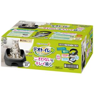 P-4520699619360 ユニ・チャーム デオトイレ ハーフカバー本体セット ダークグレー ユニチャーム