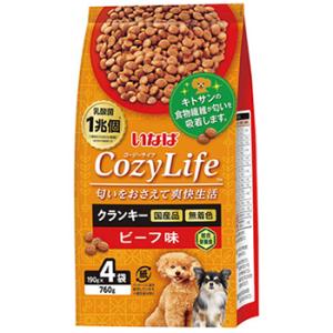 P-4901133837845 いなばペットフード いなば CozyLife クランキー ビーフ味 190g×4袋