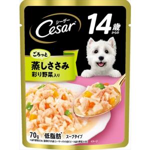 P-4902397839309 マースジャパンリミテッド シーザー 14歳からの ごろっと蒸しささみ 彩り野菜入り 70g