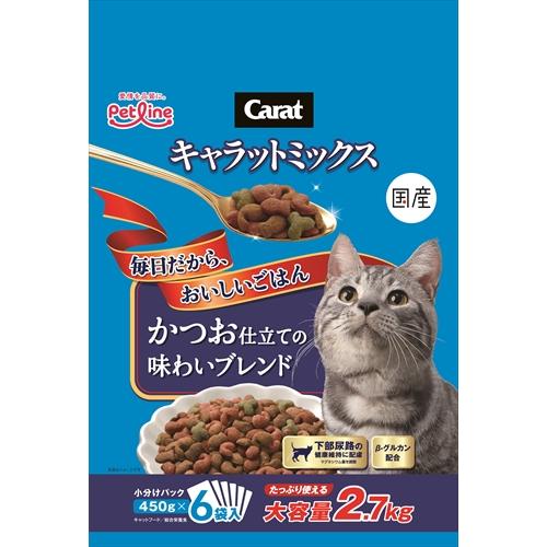 P-4902418004150 ペットライン キャラットミックス かつお仕立ての味わいブレンド 2....