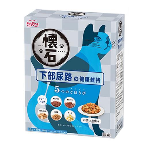P-4902418004525 ペットライン 懐石 5つのごほうび 下部尿路の健康維持 180g お...