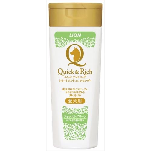 P-4903351098060 ライオン商事  Ｑ＆ＲトリートメントインＳＰ犬用Ｆグリーン