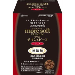 P-4903588137464 ペティオ ADD.MATE営業部  モアソフトＰ　チキン＆ビーフシニア６００ｇ｜kaden-sakura