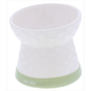 P-4903588265143 ペティオ ADD.MATE営業部  フードが食べやすい脚付き陶器食器 M