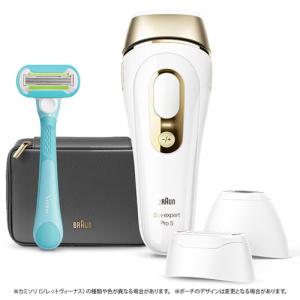 PL5248 ブラウン 光美容器 シルクエキスパート Pro5 ホワイト＆ゴールド 家庭用脱毛器 VIO対応