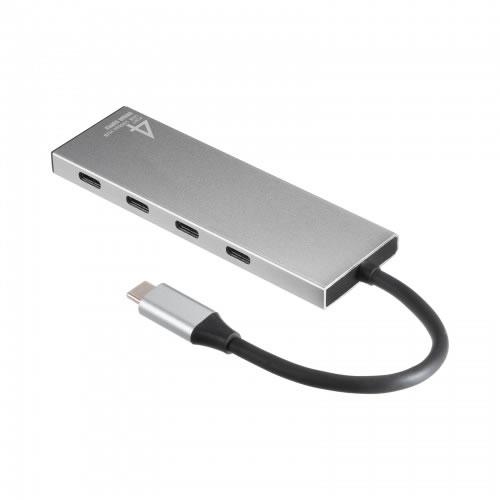 USB-10TCP38SV サンワサプライ USB 10Gbps Type-C ハブ（4ポート）