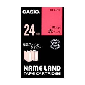 カシオ【CASIO】ネームランドテープ XR-24RD★【XR24RD】