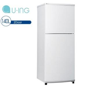 140L/2ドア冷蔵庫 ユーイング UR-F140J-W